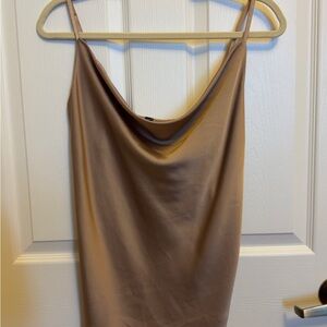 Chic Tan Women's Cowl Neck Camisole